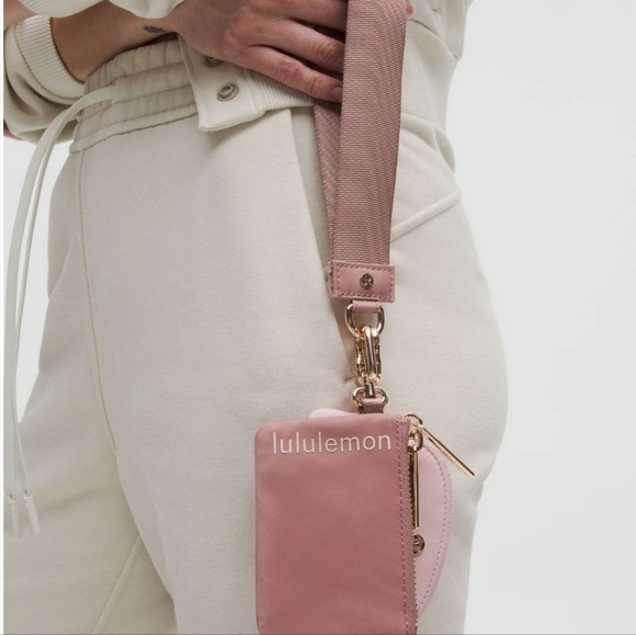 Spiced Chai / Pink Haze Dual Pouch Wristlet - Picture 2 of 8